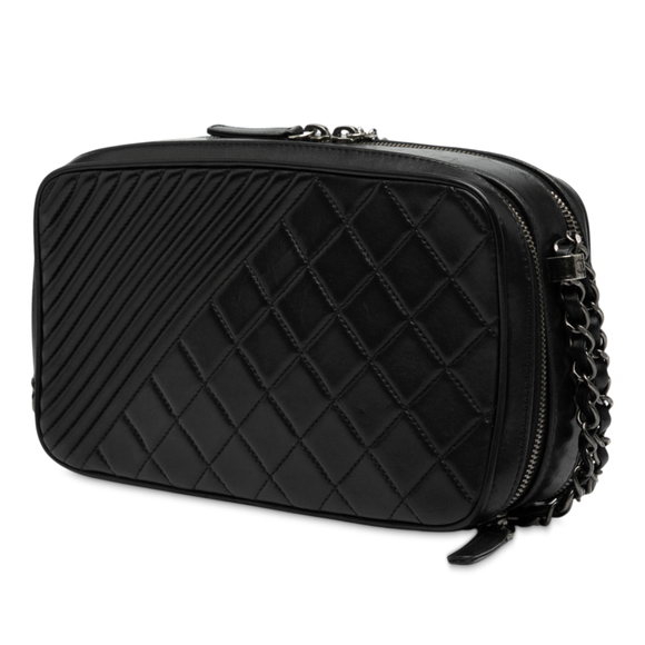 Pre-Loved Chanel Medium Quilted Lambskin Coco Boy Camera Bag - Picture 2 of 7